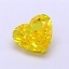 1.33 Ct. Fancy Vivid  Yellow Heart Lab Grown Diamond