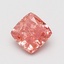 0.81 Ct. Fancy Vivid Pink Cushion Lab Grown Diamond