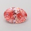 1.77 Ct. Fancy Vivid Pink Oval Lab Grown Diamond