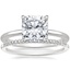 18K White Gold Petite Elodie Ring with Whisper Diamond Ring (1/10 ct. tw.)