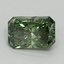 1.53 Ct. Fancy Vivid Green Radiant Lab Grown Diamond