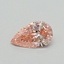 0.31 Ct. Fancy Vivid Pink Pear Lab Grown Diamond