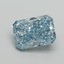 1.50 Ct. Fancy Vivid Blue Radiant Lab Grown Diamond