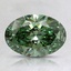 1.26 Ct. Fancy Vivid Pacific Green Oval Lab Grown Diamond