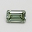 0.70 Ct. Fancy Vivid Green Emerald Lab Grown Diamond