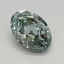 1.30 Ct. Fancy Green Oval Lab Grown Diamond