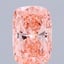 1.50 Ct. Fancy Vivid  Pink Cushion Lab Grown Diamond