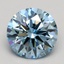 1.51 Ct. Fancy Blue Round Lab Grown Diamond
