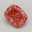 1.26 Ct. Fancy Vivid Pink Cushion Lab Grown Diamond