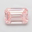 3.56 Ct. Fancy Intense Pink Emerald Lab Grown Diamond