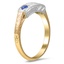 The Dressin Ring, smalltop view on a hand