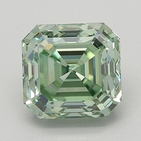 2.18 Ct. Fancy Intense Green Asscher Lab Grown Diamond