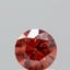 1.00 Ct. Fancy Intense Brownish Orange Round Lab Grown Diamond