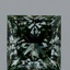 3.18 Ct. Fancy Vivid Green Princess Lab Grown Diamond