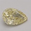 1.01 Ct. Fancy Intense Yellow Pear Lab Grown Diamond