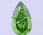 2.43 Ct. Fancy Vivid Green Pear Lab Grown Diamond