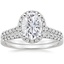 PT Moissanite Odessa Diamond Ring (1/5 ct. tw.) with Sonora Diamond Ring (1/8 ct. tw.), smalltop view