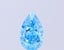 1.13 Ct. Fancy Vivid Blue Pear Lab Grown Diamond