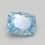 1.09 Ct. Fancy Vivid Blue Cushion Lab Grown Diamond
