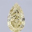 1.75 Ct. Fancy Yellow Pear Lab Grown Diamond