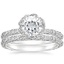 18KW Moissanite Nova Diamond Bridal Set (3/4 ct. tw.), smalltop view