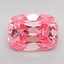 2.39 Ct. Fancy Vivid Pink Cushion Lab Grown Diamond