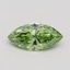 1.01 Ct. Fancy Vivid Green Marquise Lab Grown Diamond
