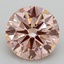 2.52 Ct. Fancy Intense Pink Round Lab Grown Diamond
