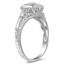 The Albertson Ring, smalltop view on a hand
