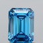 1.00 Ct. Fancy Vivid Blue Emerald Lab Grown Diamond