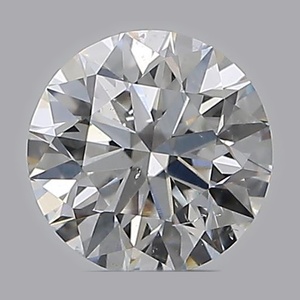 Round diamond — real photo