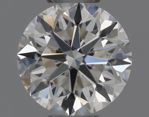 Round diamond — real photo