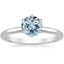 18K White Gold Esme 1.8mm Ring, smalltop view