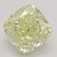 7.03 Ct. Fancy Light Yellow Cushion Diamond