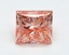 3.14 Ct. Fancy Vivid Pink Princess Lab Grown Diamond