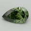 2.19 Ct. Fancy Vivid Green Pear Lab Grown Diamond