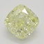 1.70 Ct. Fancy Light Yellow Cushion Diamond