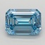 2.51 Ct. Fancy Intense Blue Emerald Lab Grown Diamond