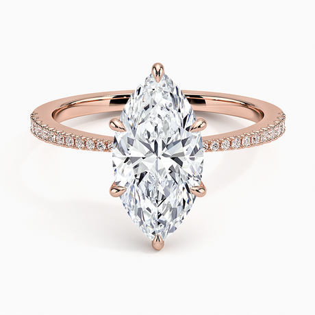 14K Rose Gold Elena Diamond Ring