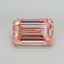 10.53 Ct. Fancy Vivid Pink Emerald Lab Grown Diamond