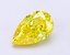 1.09 Ct. Fancy Vivid  Yellow Pear Lab Grown Diamond