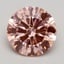 1.61 Ct. Fancy Intense Pink Round Lab Grown Diamond