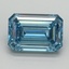 5.17 Ct. Fancy Vivid Blue Emerald Lab Grown Diamond
