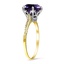 The Walker Ring, smalltop view on a hand