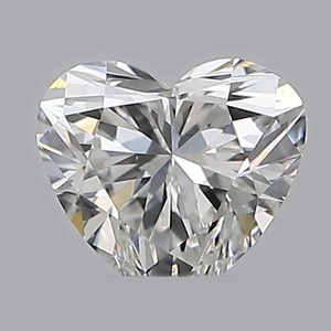 Heart diamond — real photo