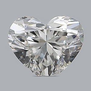 Heart diamond — real photo