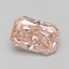 0.78 Ct. Fancy Vivid Pink Radiant Lab Grown Diamond