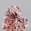 1.51 Ct. Fancy Intense  Pink Heart Lab Grown Diamond