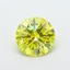 2.00 Ct. Fancy Intense Yellow Round Lab Grown Diamond