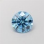 1.7 Ct. Fancy Vivid Blue Round Lab Grown Diamond